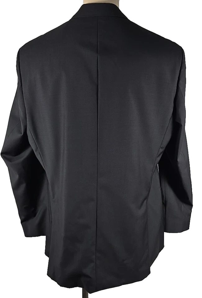 LKNW! - Hugo Boss Mens PAOLINI Black Sport Coat Suit Jacket Sz 48L - Image 2 of 4