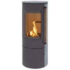 H&M EVO 2.1 Naturstein Kaminofen Titan 7kw Kamin Schwedenofen große Brennkammer
