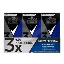 3 Rexona Antiperspirant Clinical cream 58g Men 3 Pack Free Shipping 
