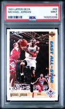 1991 UD #69 MICHAEL JORDAN PSA 9