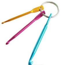 3pcs Crochet Hook Set w/ Keychain 3mm 4mm 5mm...