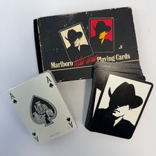 Vintage 1991 Marlboro Wild West Playing Cards 2 Decks Philip Morris Cowboy Retro