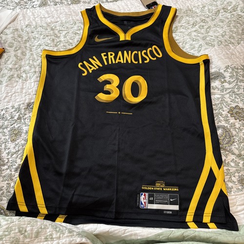 2023/24 Stephen Curry City Edition Golden State Warriors Nike Jersey Size L