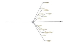 JACKALL Spinnerbait Buzzbait Luster Blade Gold 185mm Used