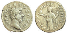 Lucius Verus Denarius, Roman silver coin – AD 162, RIC 482