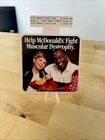 Michael Jordan 1986 McDonalds Nike MS Promo Sample Hanger Ad Card VHTF B