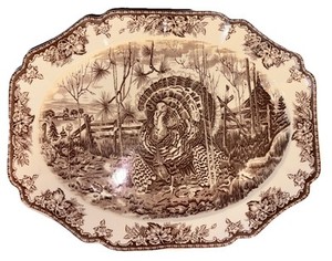 Wedgewood  Williams Sonoma His Majesty Turkey Serving Platter 20"x15" Pristine