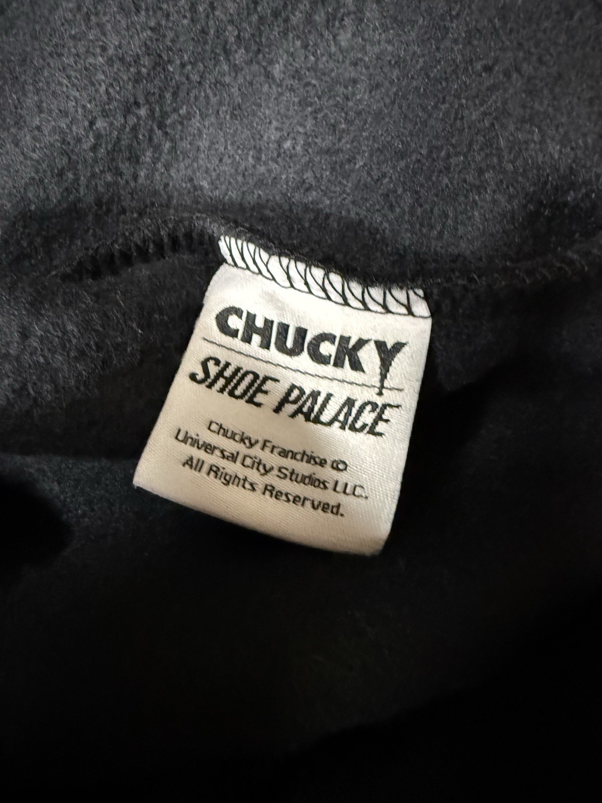 CHUCKY X SHOE PALACE “Child’s Play 2” XL Black NWT Sweatshirt Sorry Jack NWT thumbnail 10