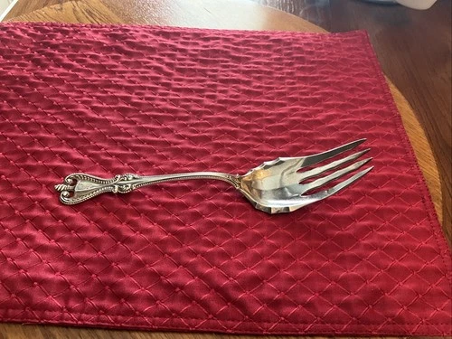 TOWLE, 1895 OLD COLONIAL PATTERN, STERLING SILVER .925/1000, Meat Fork - LARGE