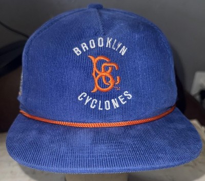Brooklyn Cyclones Mets A Minor League Corduroy Blue Hat Snap Back Mens Melonwear