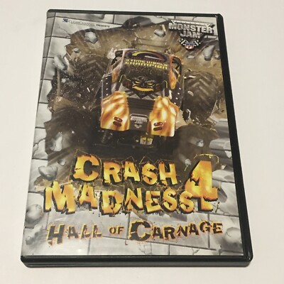 Monster Jam CRASH MADNESS 4 Hall of Carnage DVD monster trucks OOP