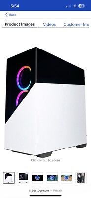 Cyberpower Gaming Pc- AMD Radeon 5600xt-ryzen 3600-Win 10-1TB