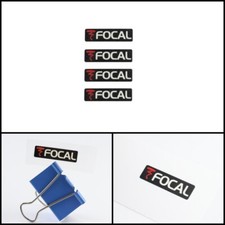 Focal Speaker logo badge Sticker Decal waterproof 35mm 1.37" X10mm 0.39" 
