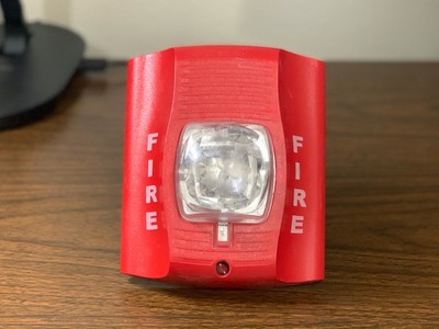 System Sensor Srk Fire Alarm Remote Strobe Red Wall No Mounting Bracket Ebay
