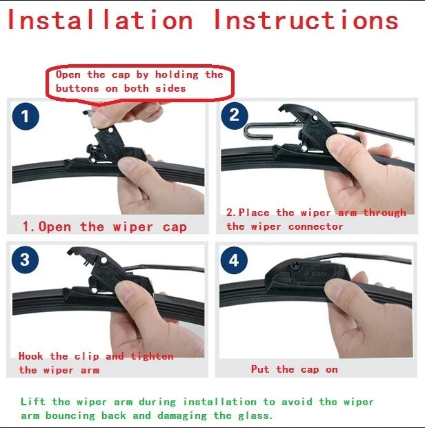 NEW Front Windshield Wiper Blade For Jeep Wrangler 2019-2021 OEM Quality - Изображение 3 из 3