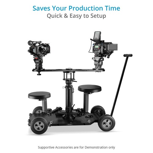 Asiento Proaim Dolly para cámara puerta Dolly. Compatible con montaje de torniquete Proaim - Imagen 5 de 7