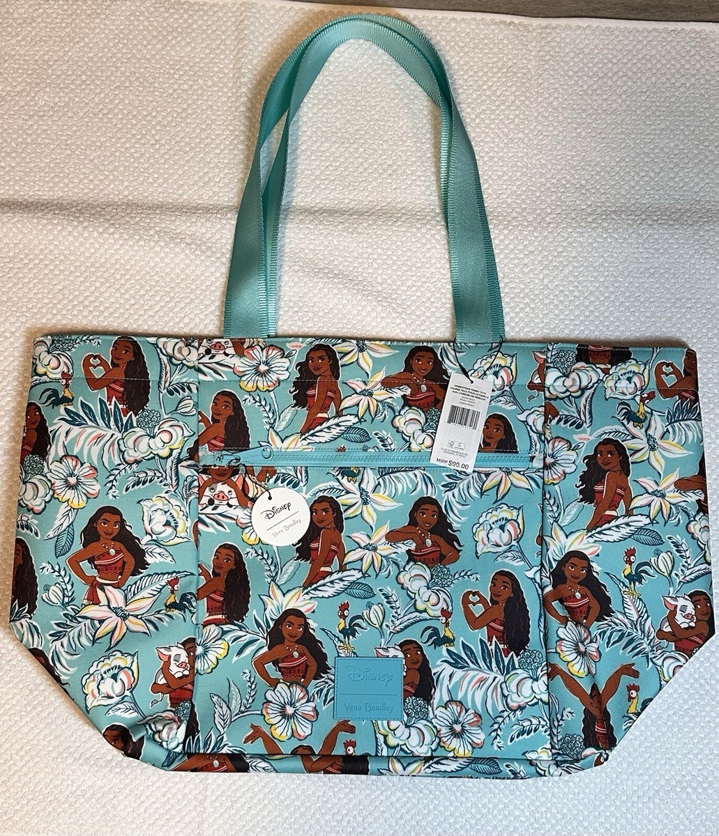 Disney Vera Bradley Carryall Large Tote New Vera Bradley Disney Large  Iconic Vera Tote Bag MICKEY'S Paisley Celebration