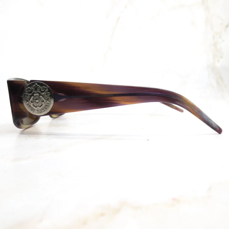 Óculos de sol Ted Baker armação feminino marrom tartaruga aro completo retangular 57-16-135 - Imagem 3 de 4