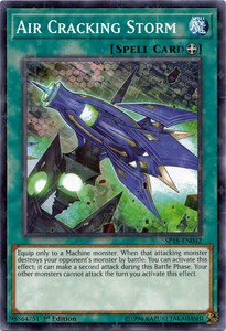 Air Cracking Storm - SP18-EN042 - Starfoil Rare - 1st Edition x3 - Near Mint