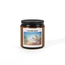Come Holy Spirit Scented Soy Candle, Spiritual Home Decor, Gift for Faith,