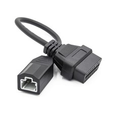 For Honda 3 PIN OBD1 To 16 PIN OBD2 Diagnostic Adapter Convertor Scanner Cable