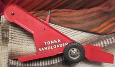 vintage tin toy-Tonka Sandloader complete & works great rubber apron clean