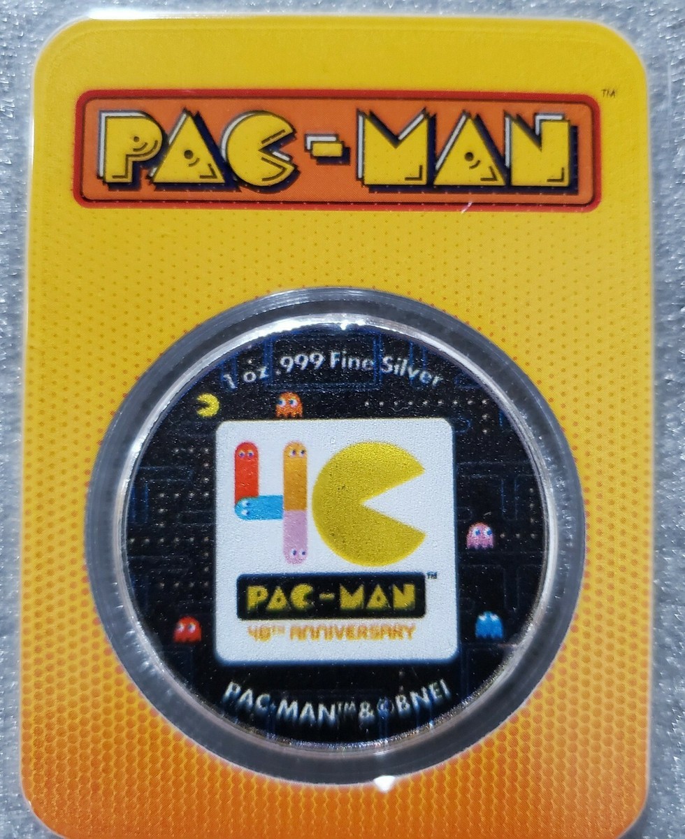 未流通品　パックマン　ニウエ　1オンス銀貨　2020年　40周年　1oz 未流通品 パックマン ニウエ 1オンス銀貨 2020年 40周年 1oz PAC