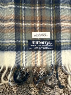 muted blue dress stewart Lightweight Watercolour Tartan Shawl - Muted Blue Dress Stewart