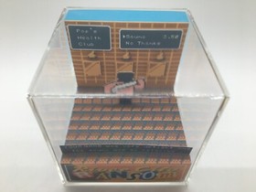 River City Ransom Sauna Customized Text for Gifts! Shadow Box Diorama Cube NES