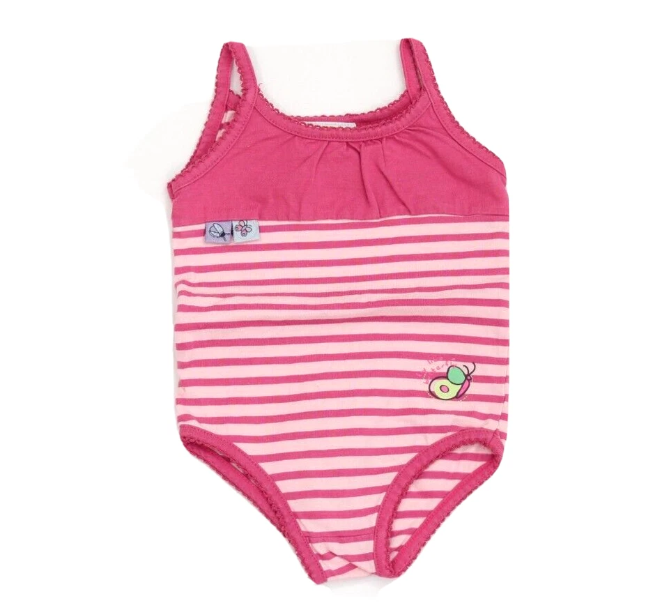 Vroom&Dreesmann Badeanzug Baumwolle Schwimmanzug Einteiler rosa - Gr. 80