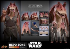 PREORDER 30  HOT TOYS - Star Wars Action Figure 1 6 Jar Jar Binks 33 cm