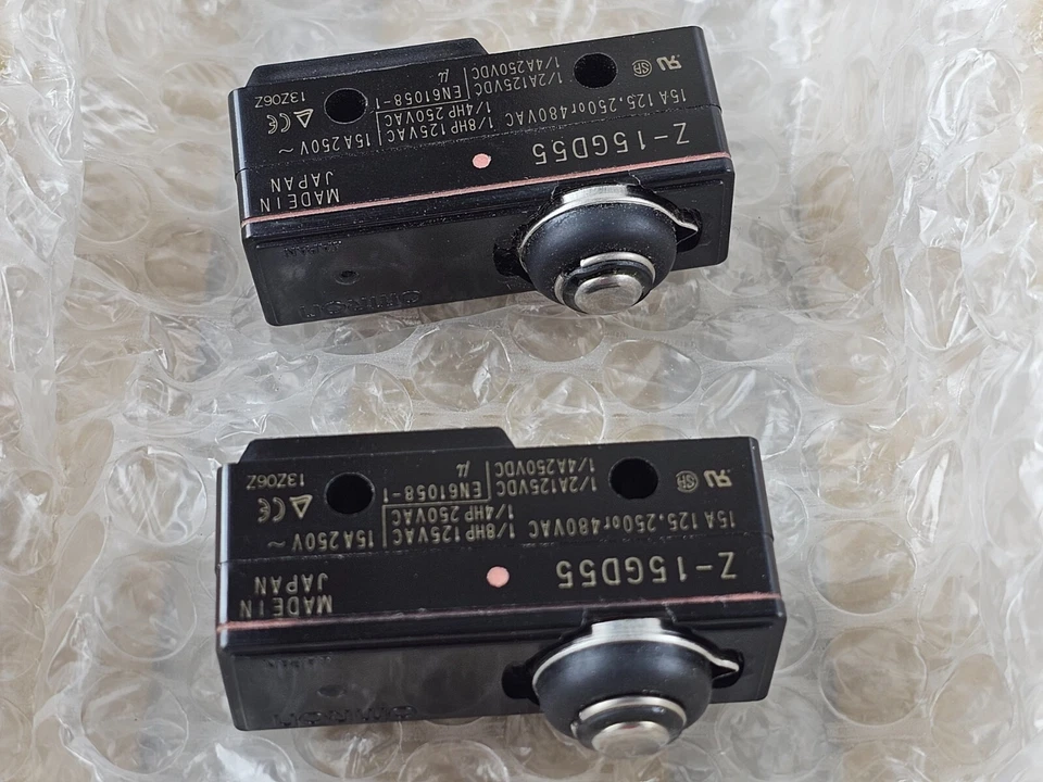 NEW Omron Z-15GD55 Industrial Snap Action Switch, Plunger, Z15GD55 Lot of 2 - Image 4 of 4