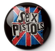 the Sex Pistols - Classic Logo and Flag Pin Badge LOW STOCK