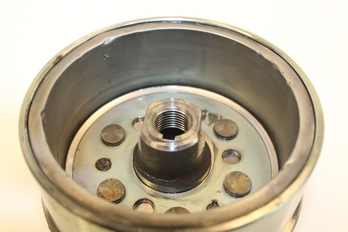 2001 YAMAHA TTR225 STATOR MAGNETO ROTOR FLYWHEEL ONE WAY STARTER CLUTCH - Picture 10 of 11