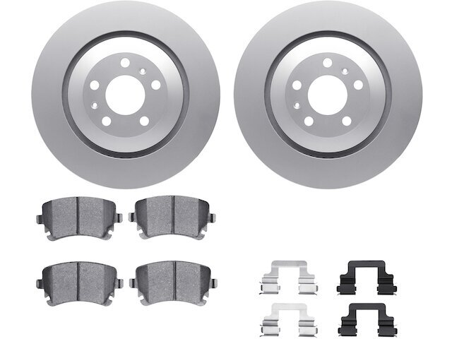 85TR54R Rear Brake Pad and Rotor Kit Fits 2004-2018 Bentley Continental
