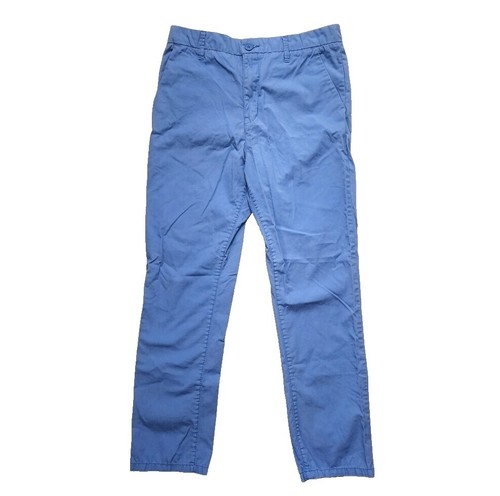 h&m blue dress pants H&M Pants Men's Size 32R Blue Dress Pants Blue Skinny Fit Pleated Front