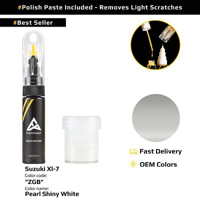 Touch up Paint for Suzuki Xl-7 Code: ZGB Pearl Shiny White
