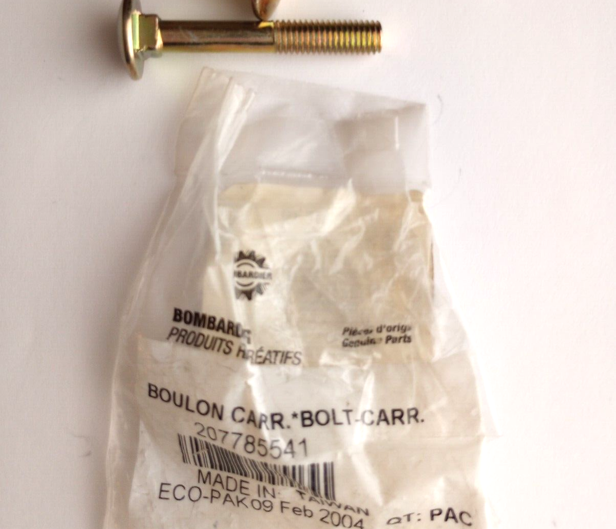BRP NOS Carriage Bolt 207785541 (S-1864) | eBay