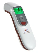 Amplim Medical Grade Noncontact Digital 1 Count (Pack of 1), Red White 