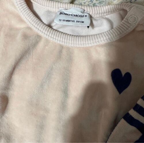 Bobo Choses 12/18 Velour Top Eeuc - Picture 2 of 2