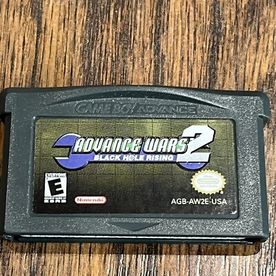 Advance Wars 2 Black Hole Rising GameBoy Advance GBA and manual