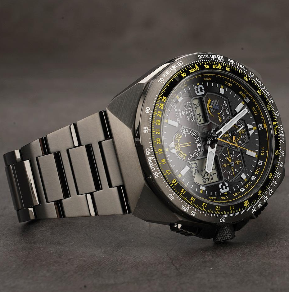 Citizen Eco-Drive Promaster Air Skyhawk Black Dial Men Watch 