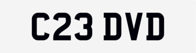 DAVID C   DAV DVE DAVE DAVY 3X3 C REG PRIVATE REGISTRATION NUMBER PLATE C23 DVD