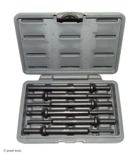 DRIFT SET – extra long for use with an air hammer – pneumatic tool – 6-pc punch