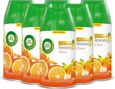 Air Wick Freshmatic Max Raumspray Nachfüller Citrus 6 x 250 ml Nachfüller