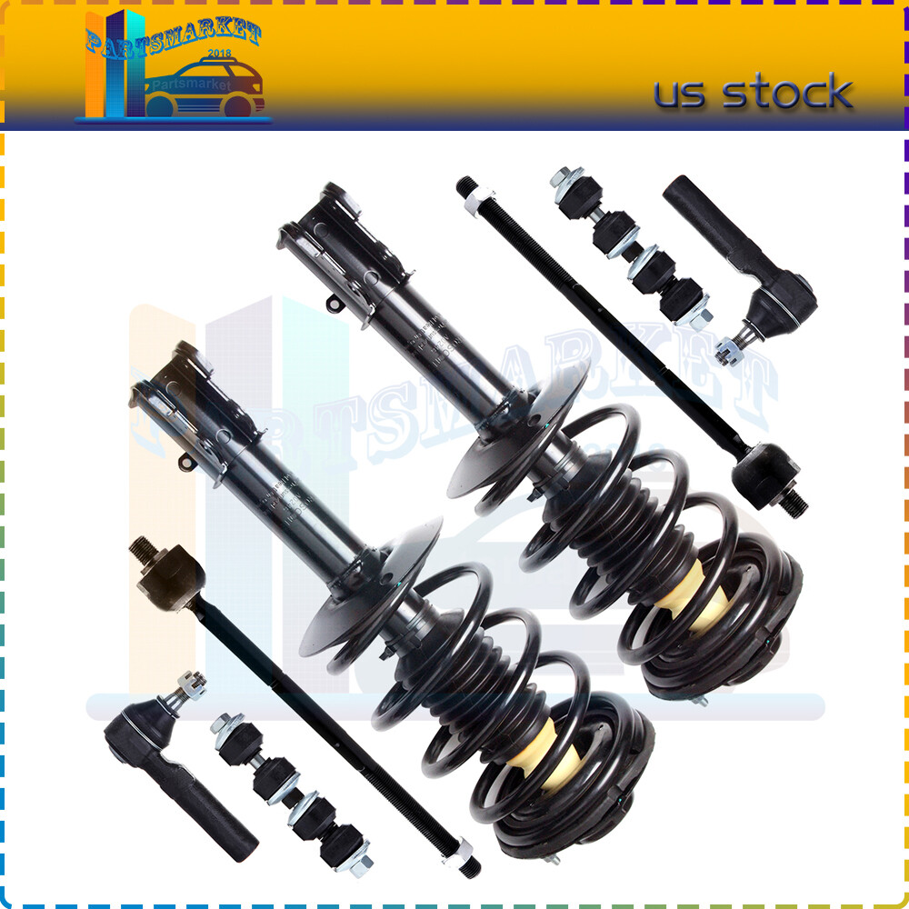 2001-2010 Chrysler PT Cruiser Front Suspension Kit with Struts Tie Rods Sway Bar