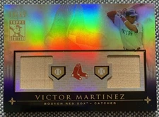 Victor MARTINEZ🔥2010 Topps Tribute Dual Bat Relic #TDR-VM 18/99 Red Sox