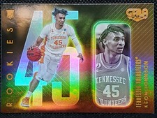 2021 Panini Chronicles Gala ORANGE Refractor Keon Johnson RC #186