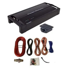 Power Acoustik RZ1-2300D RAZOR Series Monoblock Amplifier + 4 Gauge AMP Kit
