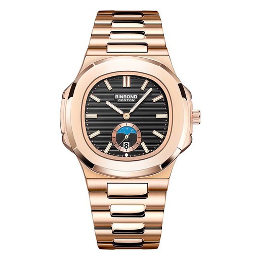 Top Brand Luxury Week Sport Watch Watch Quartz Men BINBOND Date - Picture 8 of 11